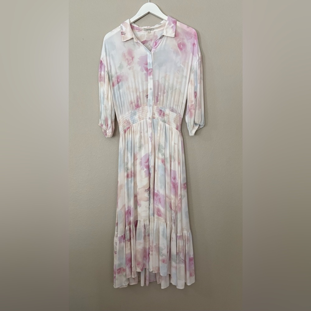 Z Supply Watercolor Floral Maxi Dress - Size Medium - Picture 5 of 11